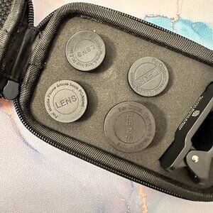 Camera Phone Lenses, 4 lenses and a case